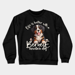 Bernese mountain dog Crewneck Sweatshirt
